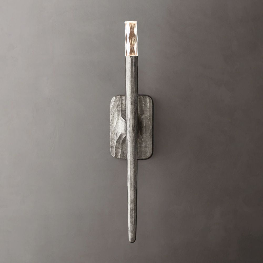 Thaddeus Forged Metal Wall Sconce