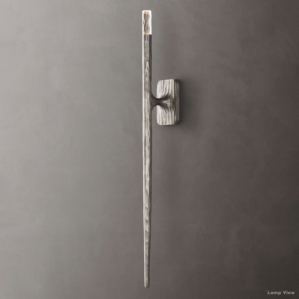 Thaddeus Forged Metal Wall Sconce