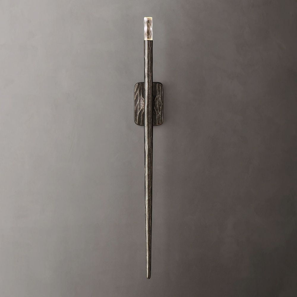Thaddeus Forged Metal Wall Sconce