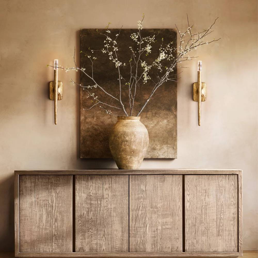 Thaddeus Forged Metal Wall Sconce