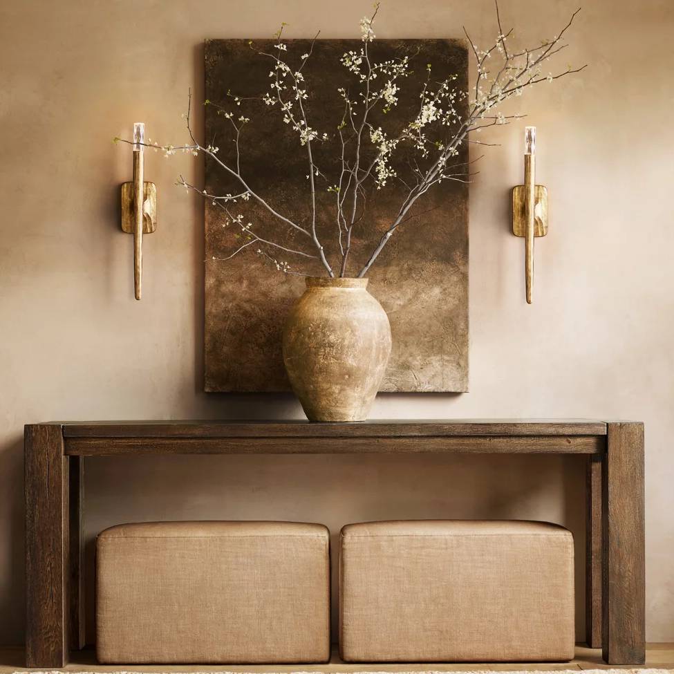 Thaddeus Forged Metal Wall Sconce