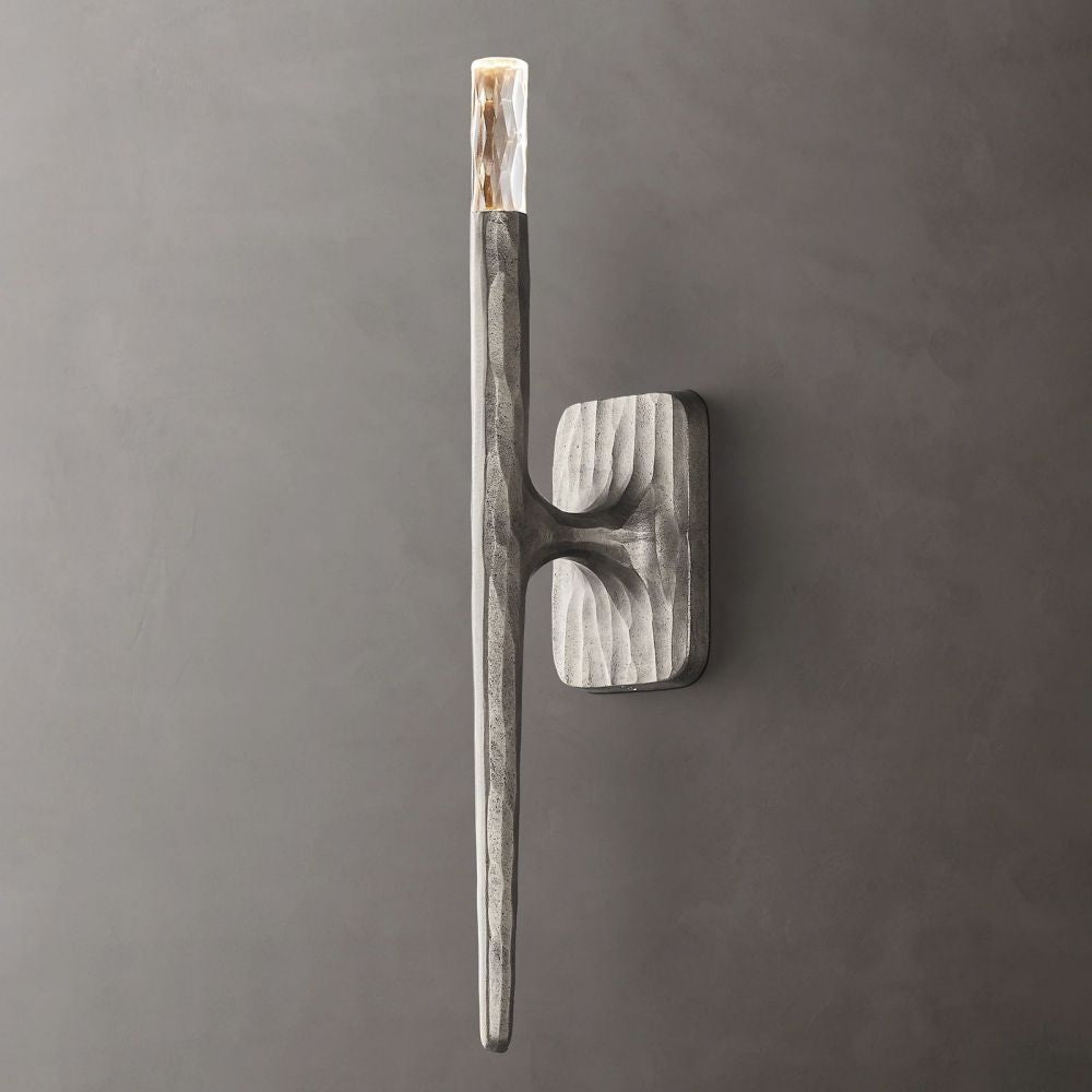 Thaddeus Forged Metal Wall Sconce