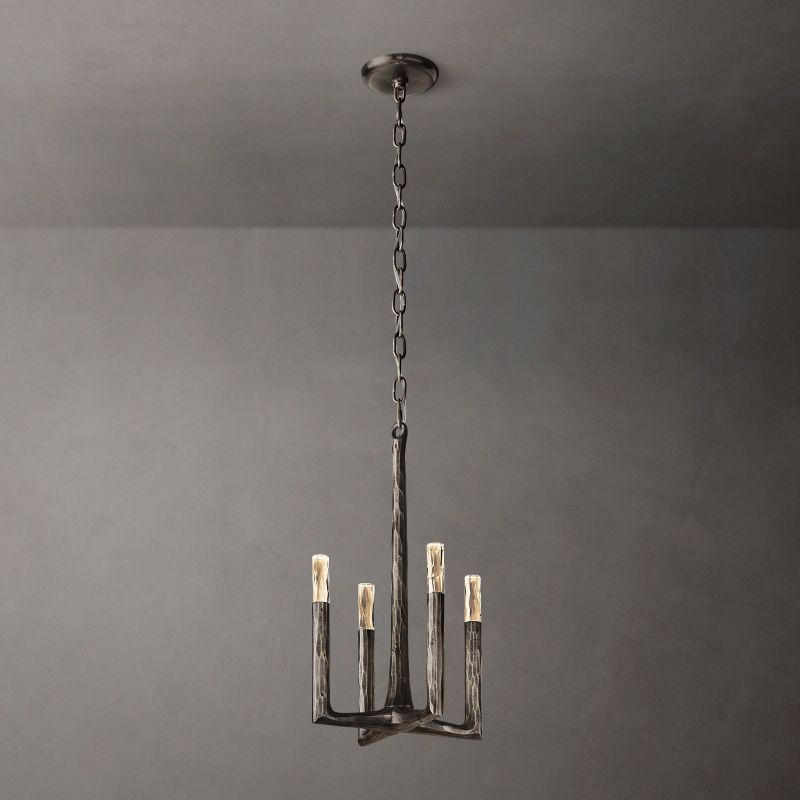 Thaddeus Forged Metal Pendant Light