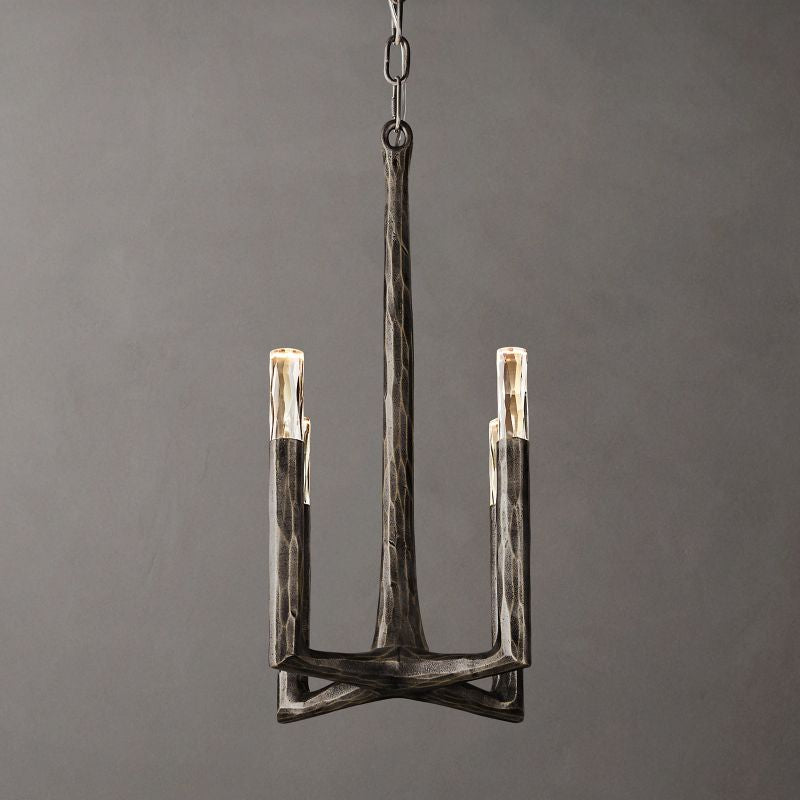 Thaddeus Forged Metal Pendant Light