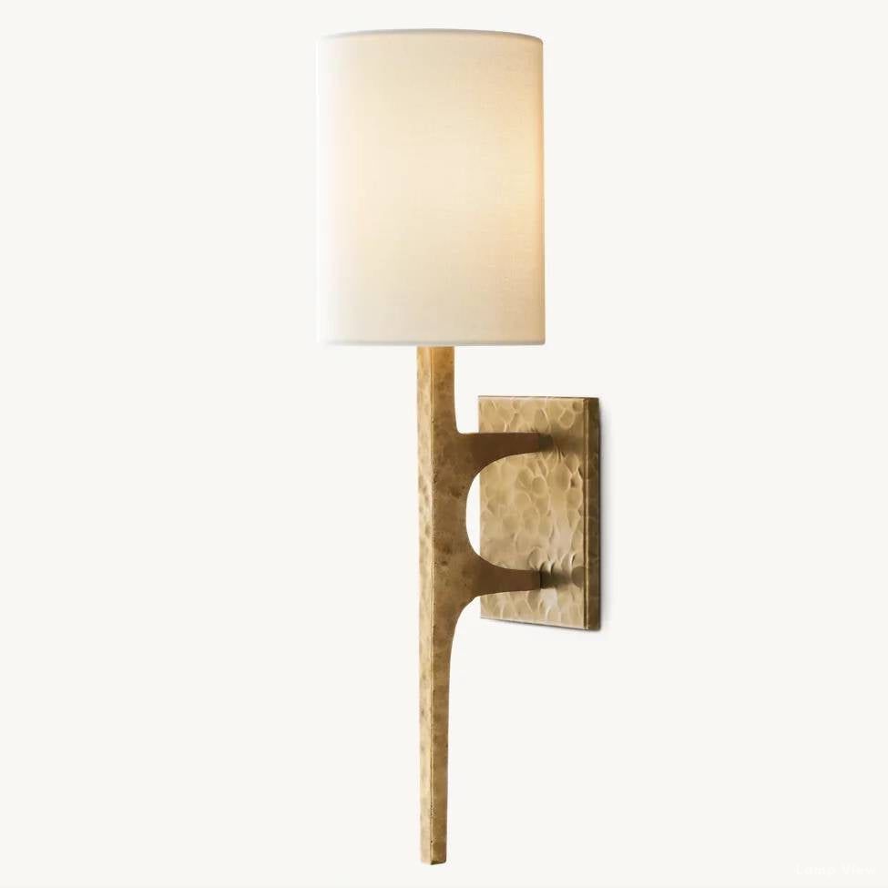 Wright Hammered Form Wall Sconce