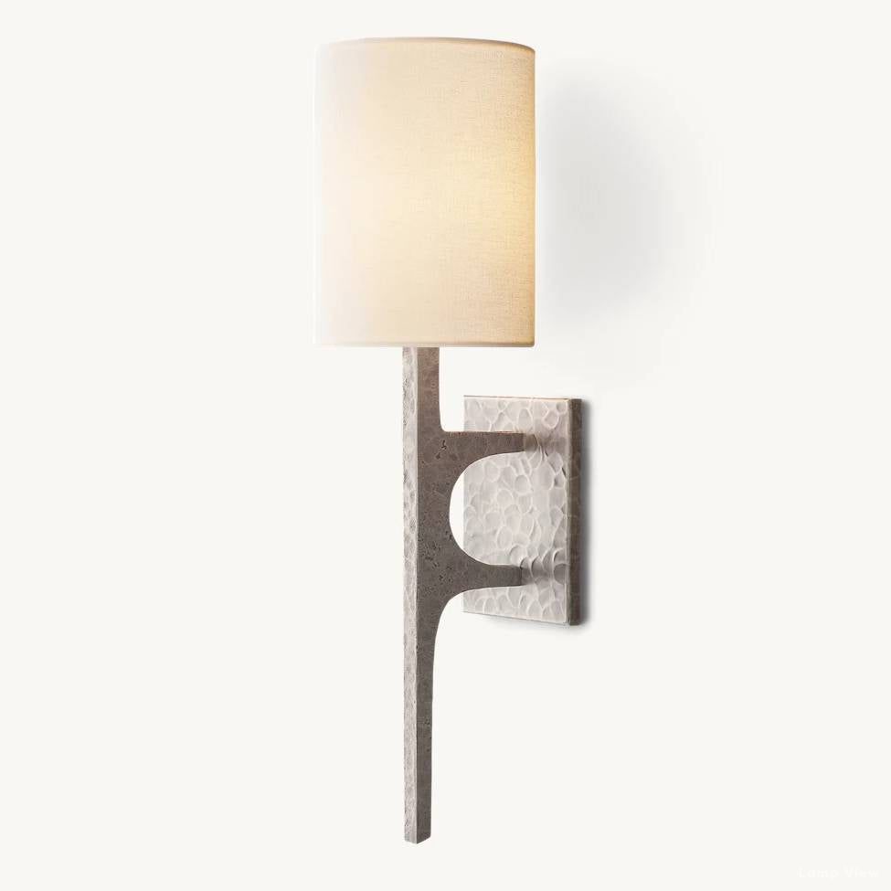 Wright Hammered Form Wall Sconce