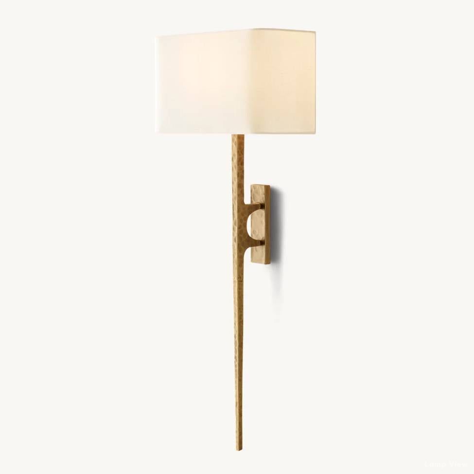 Wright Hammered Form Wall Sconce