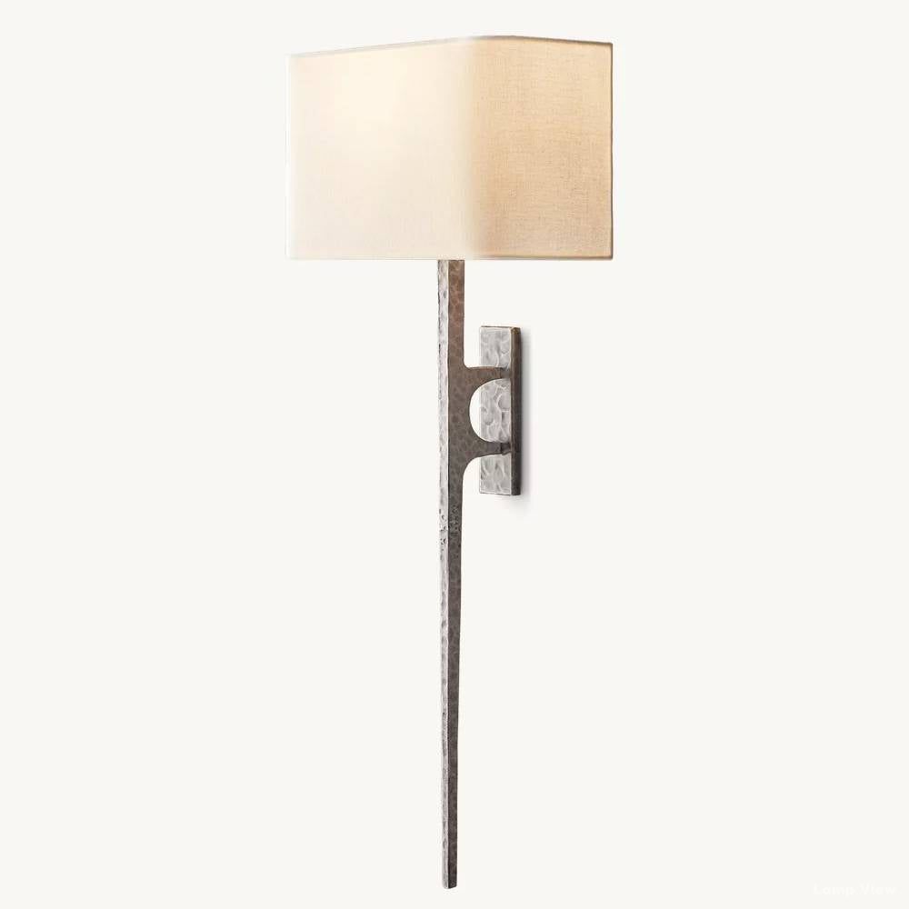 Wright Hammered Form Wall Sconce