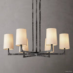 Wright Hammered Form Round Chandelier 36"