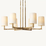 Wright Hammered Form Round Chandelier 36"