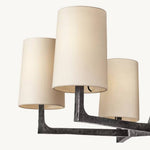 Wright Hammered Form Round Chandelier 36"