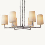 Wright Hammered Form Round Chandelier 36"