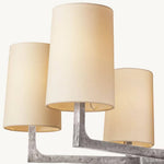Wright Hammered Form Round Chandelier 36"