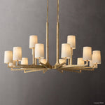 Wright Hammered Form Round Chandelier 60"