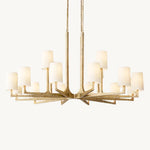 Wright Hammered Form Round Chandelier 60"