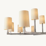Wright Hammered Form Round Chandelier 60"