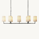 Wright Hammered Form Linear Chandelier 54"