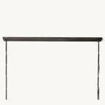 Wright Hammered Form Linear Chandelier 54"