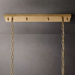 Odeon Layered Crystal Rectangular Chandelier 40"