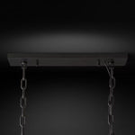 Odeon Layered Crystal Rectangular Chandelier 40"