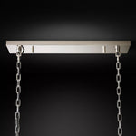 Odeon Layered Crystal Rectangular Chandelier 40"