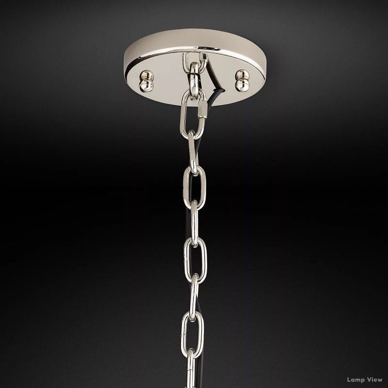 Odeon Fringed Crystal Square Chandelier 22"