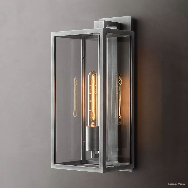 Beckman Framed Glass Wall Sconce