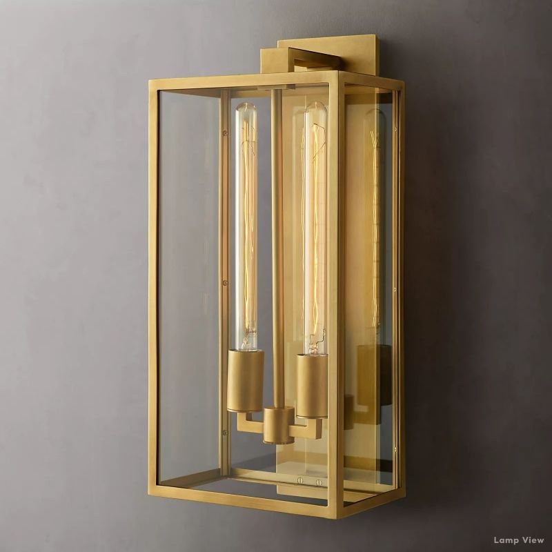 Beckman Framed Glass Wall Sconce