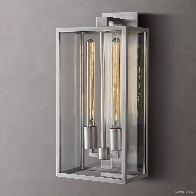Beckman Framed Glass Wall Sconce