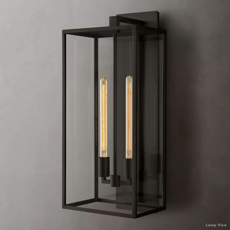 Beckman Framed Glass Wall Sconce