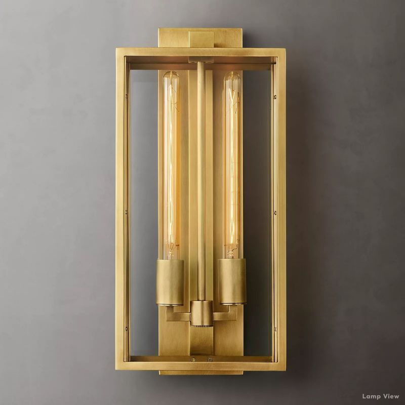 Beckman Framed Glass Wall Sconce