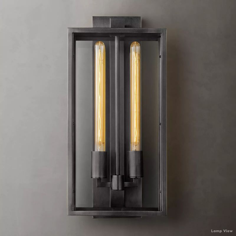 Beckman Framed Glass Wall Sconce