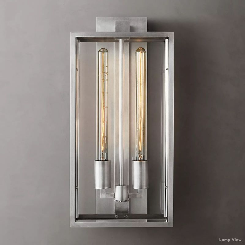 Beckman Framed Glass Wall Sconce