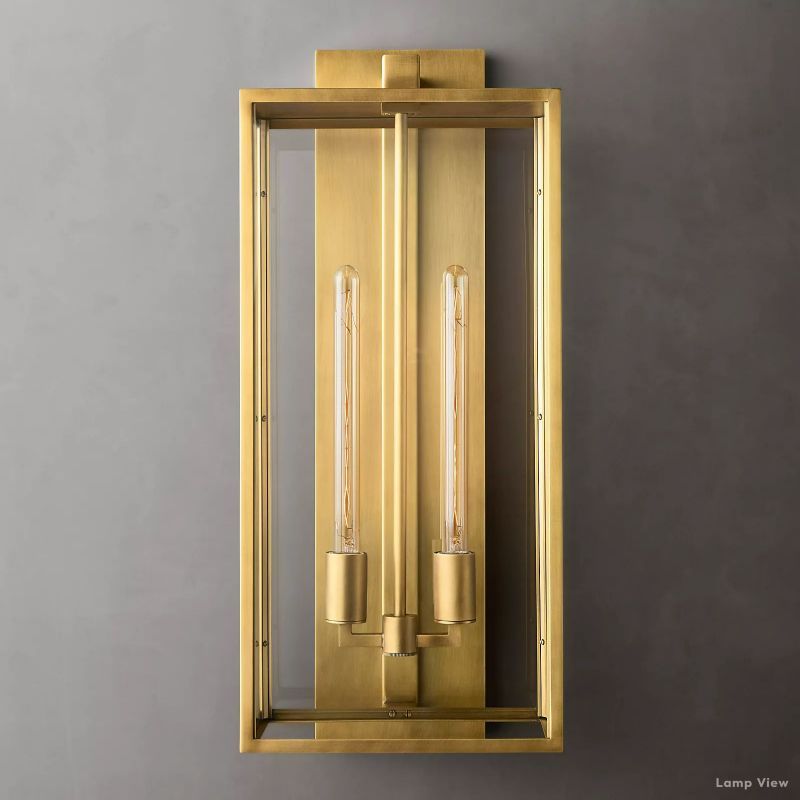 Beckman Framed Glass Wall Sconce