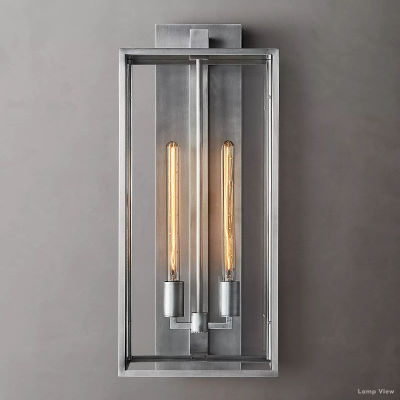 Beckman Framed Glass Wall Sconce
