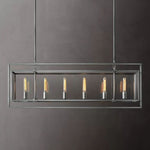 Beckman Rectangular Chandelier 54"