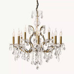 Rococo Garland Crystal Round Chandelier 28"