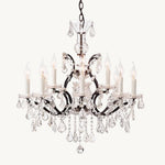 Rococo Garland Crystal Round Chandelier 28"