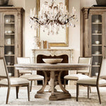 Rococo Garland Crystal Round Chandelier 33"