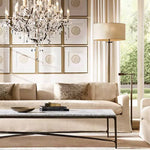 Rococo Garland Crystal Round Chandelier 40"