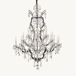 Rococo Garland Crystal Round Chandelier 40"