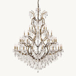 Rococo Garland Crystal Round Chandelier 60"