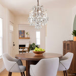 Rococo Garland Crystal Round Chandelier 18"