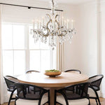 Rococo Garland Crystal Round Chandelier 28"