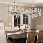 Rococo Garland Crystal Round Chandelier 33"