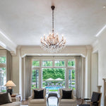 Rococo Round Chandelier 33"