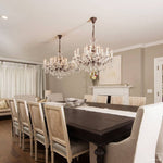 Rococo Garland Crystal Round Chandelier 33"