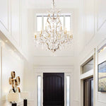 Rococo Garland Crystal Round Chandelier 40"