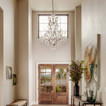Rococo Garland Crystal Round Chandelier 40"