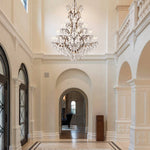 Rococo Garland Crystal Round Chandelier 60"